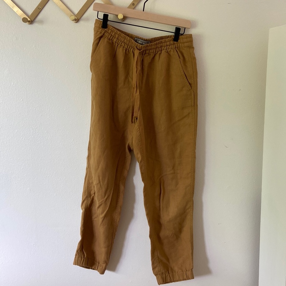 J crew Point Sur linen jogger pants